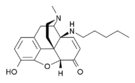 Chemical structure of Pentamorphone.