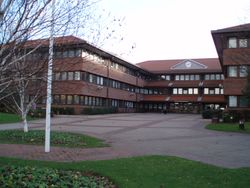 Gateshead Civic Centre, the seat of the Borough Council