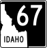 State Highway 67 marker