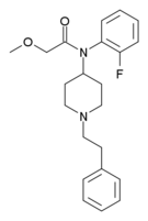 Chemical structure of ocfentanil.