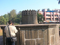 The samadhi (mausoleum) of Kanhoji Angre at Alibag