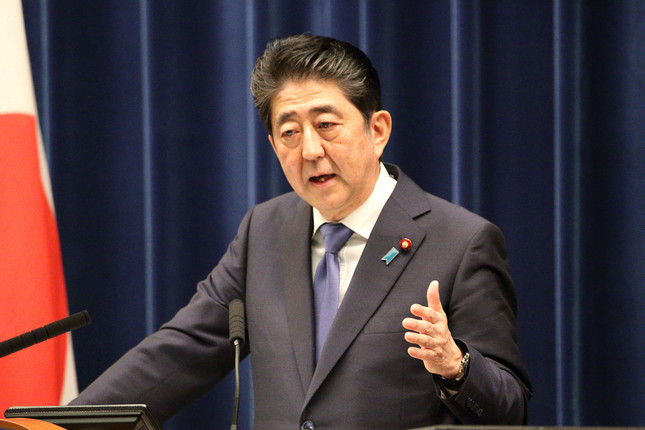 安倍晋三首相（写真は2017年9月撮影）