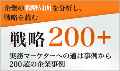 企業の戦略局面を分析し、戦略を読む　戦略200+