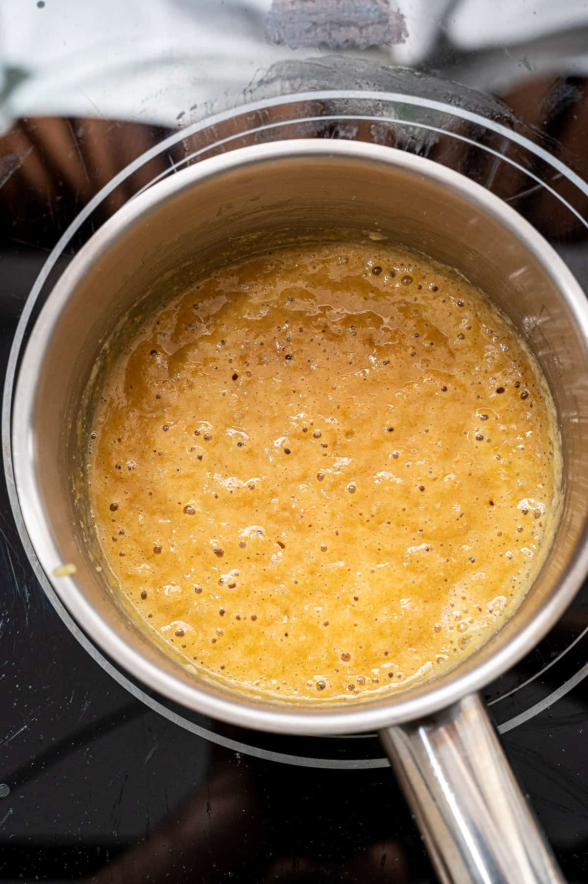 Roux for soup in stockpot