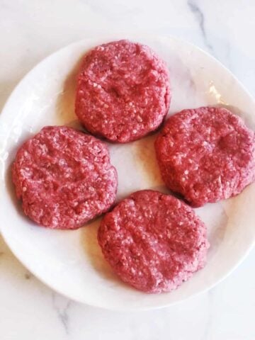 shaped hamburger patties