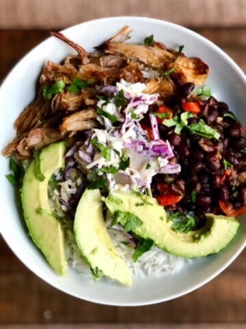 pulled pork bowl