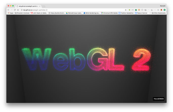 WebGL 2.0 Transform Feedback demoWebGL 2.0 Transform Feedback demo (live link, Github repository)