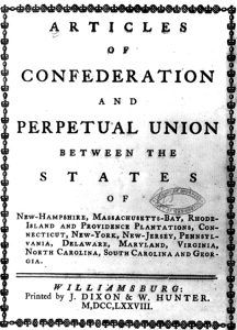 Articles of Confederation