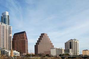 Austin, Texas Skyline by Kathy Alexander.