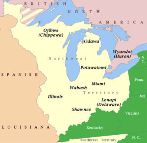 Northwestern Confederacy Map, courtesy Wikipedia.