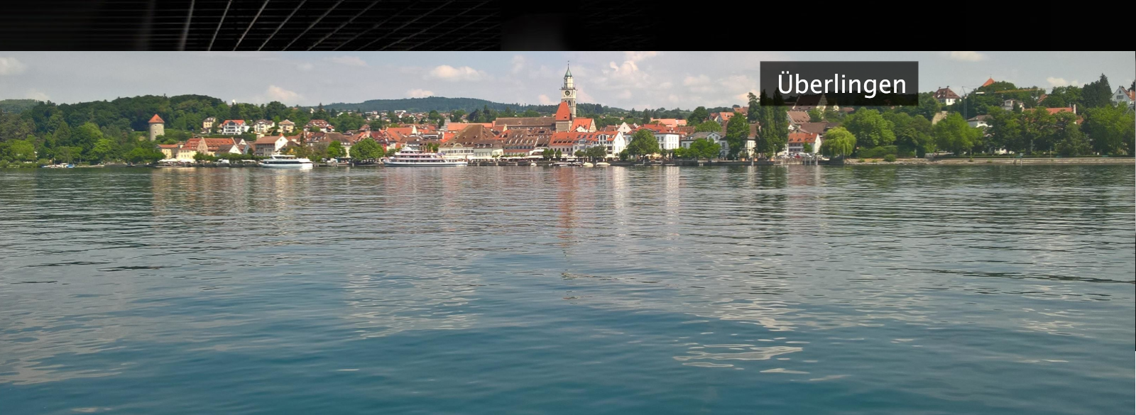 Überlingen vom Schiff aus gesehen