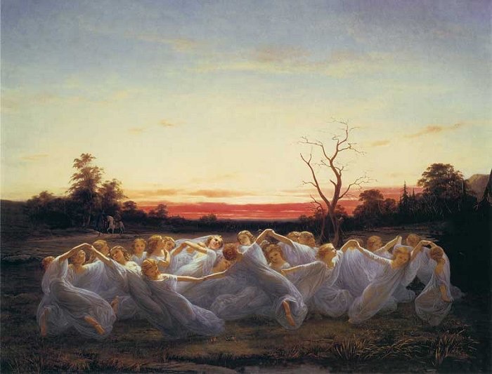 “Meadow Elves” by Nils Blommér (1850)