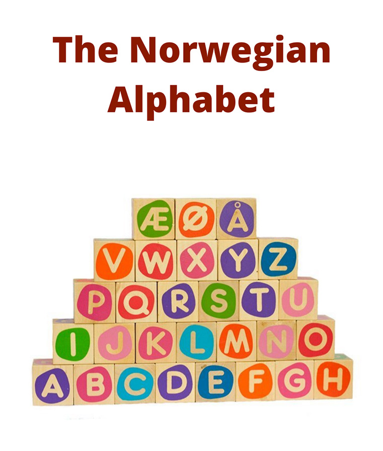 The Norwegian alphabet 