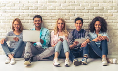 A group of international students at a Norwegian university