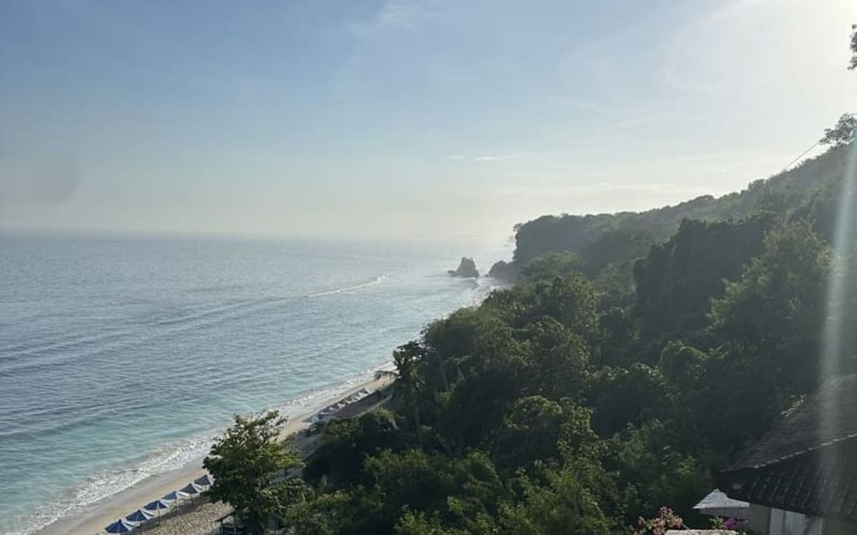 Beach aerial view