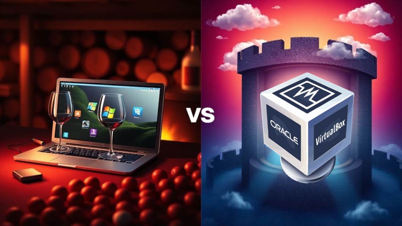 Wine Vs Virtual Machines Featured