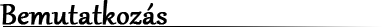 Bemutatkozás