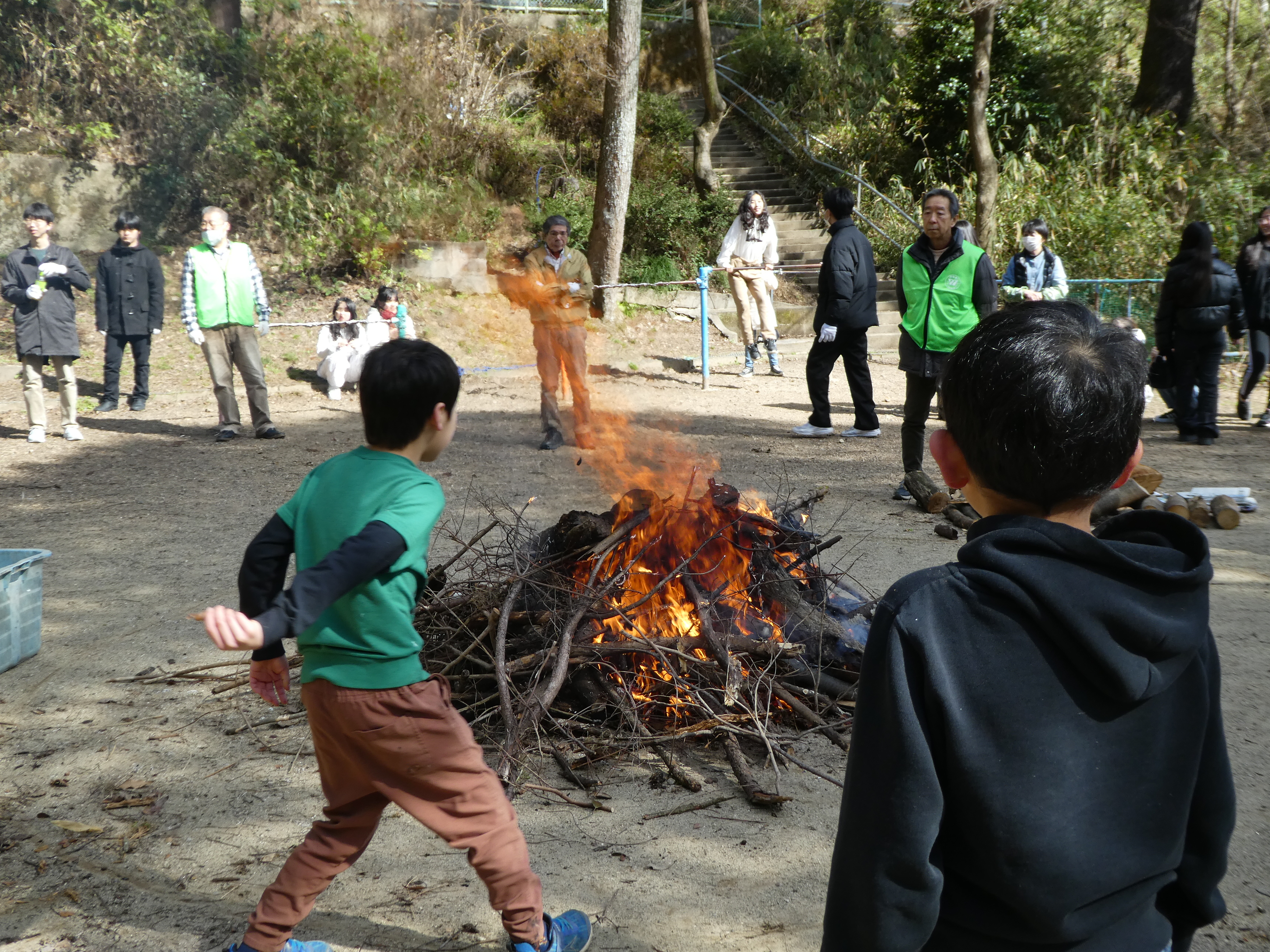 大阪水上隣保館で恒例の『焼き芋大会』を行います