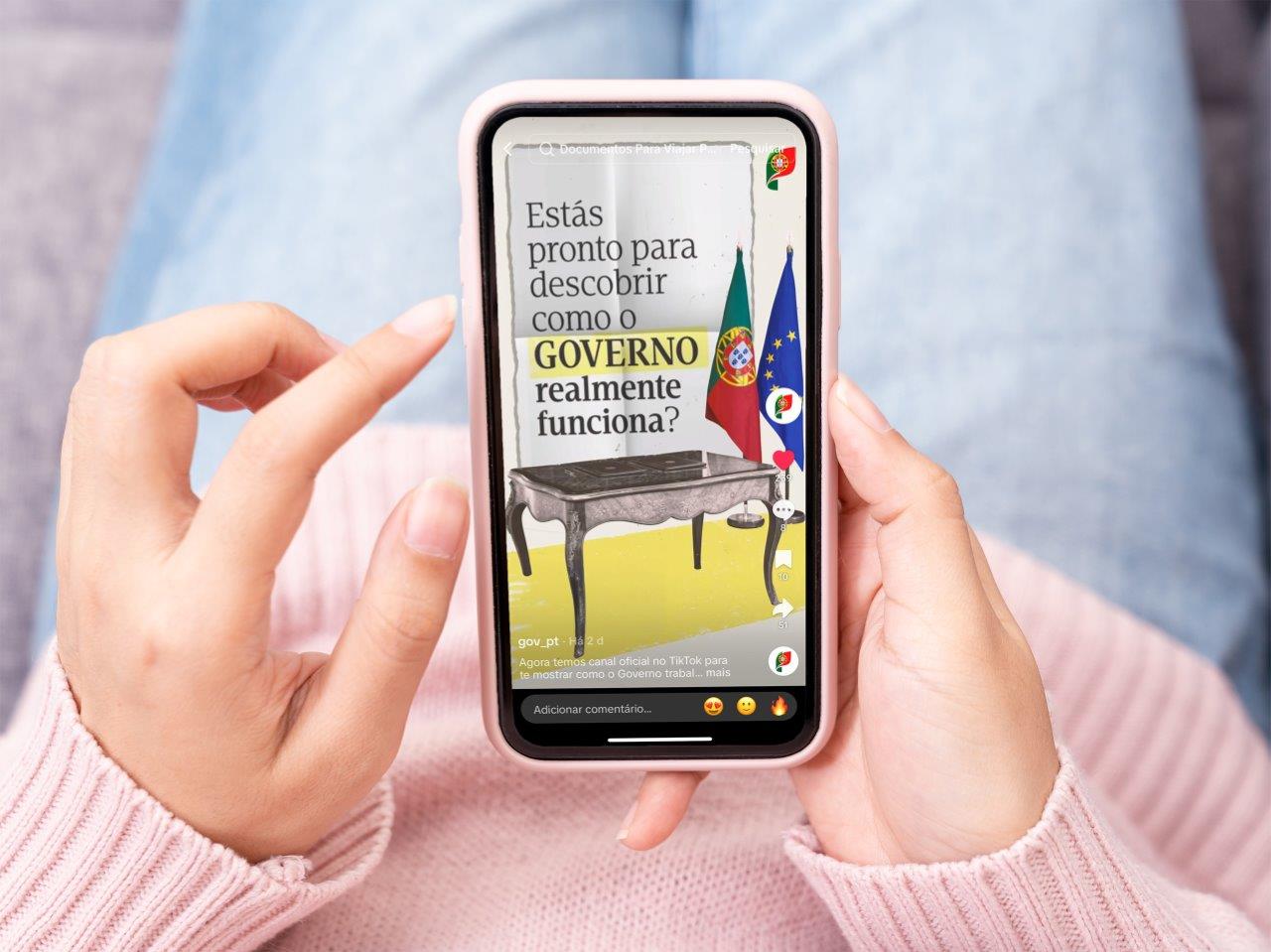 Canal do Governo no TikTok