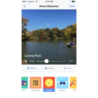 Facebook、写真や動画からスライドショーを作成する機能を公開 画像
