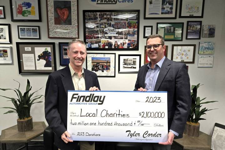 Caption: Findlay Automotive CFO Tyler Corder and Chief Accounting Officer Chad Leavitt.