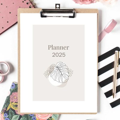 Dated Planner Template 2025