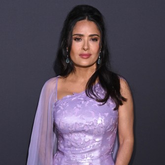 Salma Hayek attending the Kering Women In Motion Awards during the 77th Cannes Film Festival in Cannes, France. Picture date: Sunday May 19, 2024.