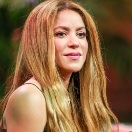 Shakira speaks onstage