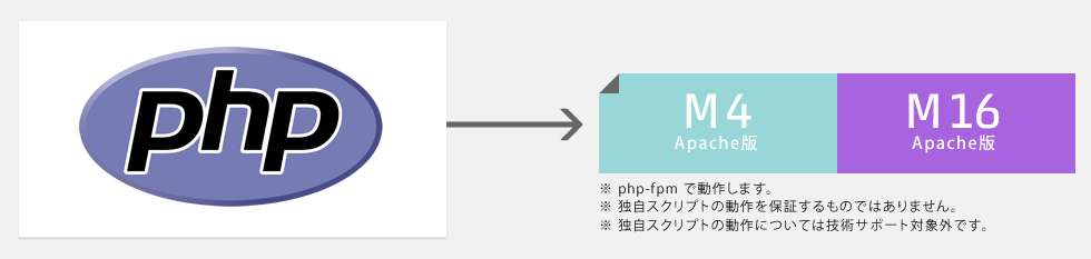 独自PHPスクリプトを使用したい