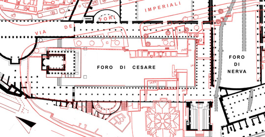 L’area prima dei Fori