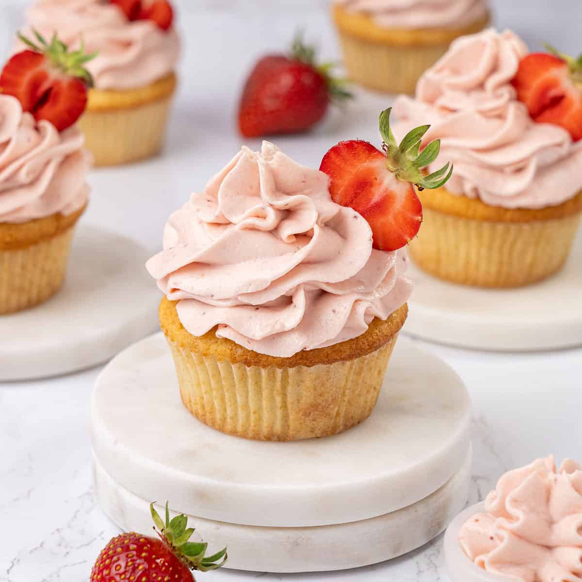 Strawberry Cupcakes.