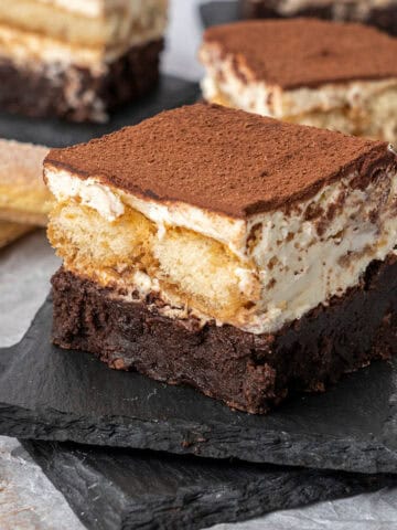 Tiramisu brownies.