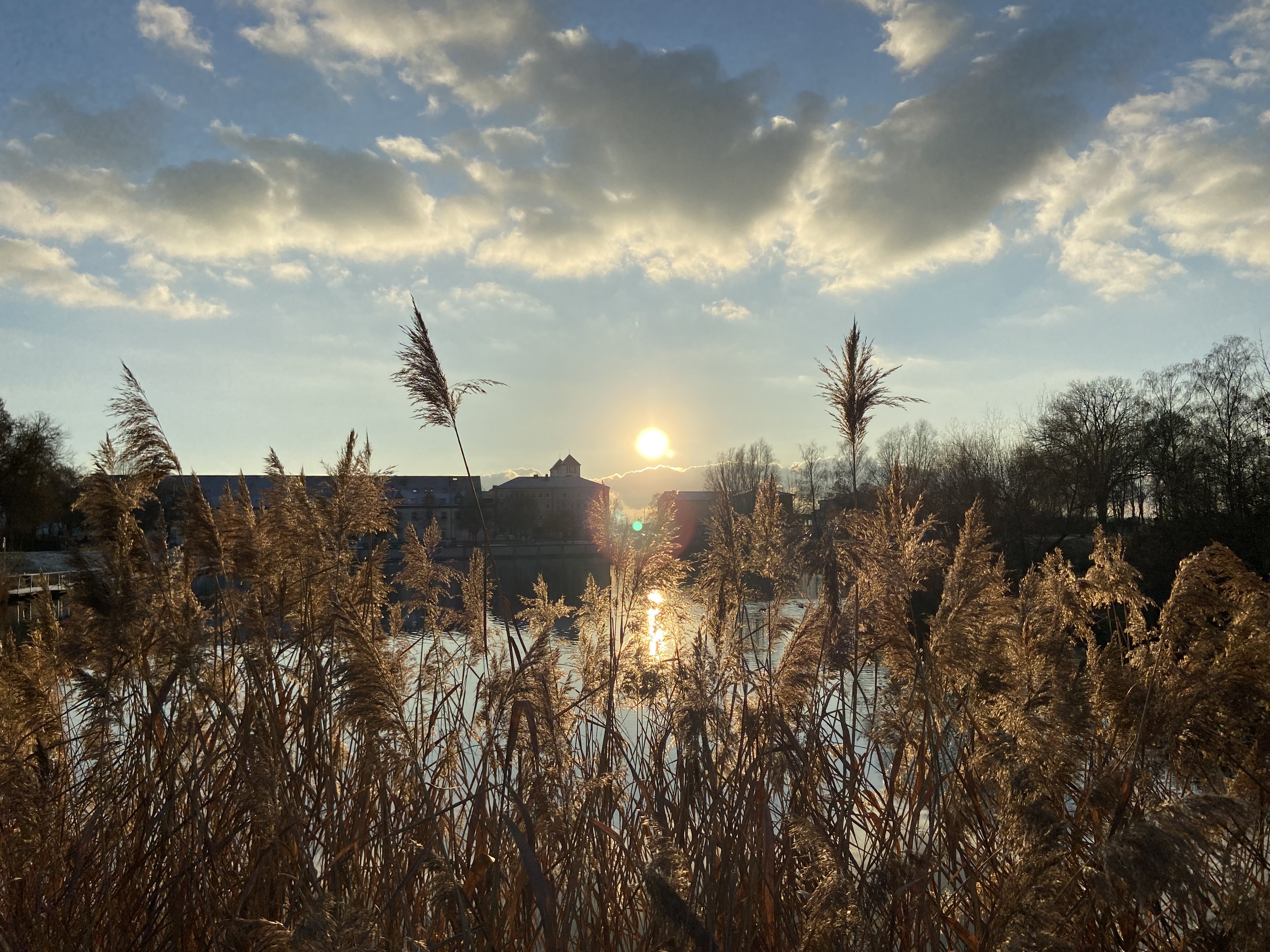 Winter See Stimmung Abend