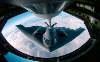 The B-2 Spirit stealth bomber can carry the Pentagon's largest weapons