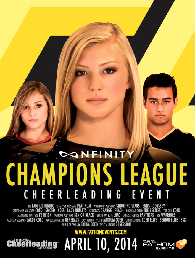 Nfinity Champions League Cheerleading Event