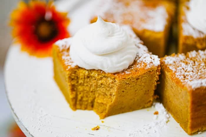 Pumpkin Magic Custard Cake