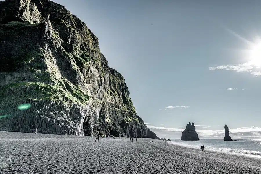 Reynisdrangar Columns and Reynisfjara Beach