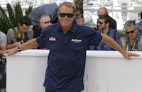 FILE - Producer Chad McQueen poses for photographers during a photo call for the film, "Steve McQueen: The Man & Le Mans," at the 68th international film festival, Cannes, southern France, May 16, 2015. (AP Photo/Lionel Cironneau, File)