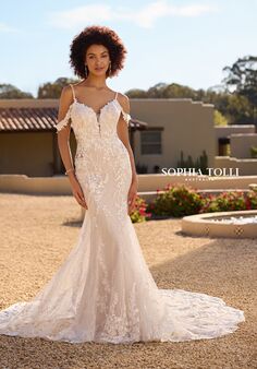 Sophia Tolli Y3140, Margarita Fit-and-Flare Wedding Dress