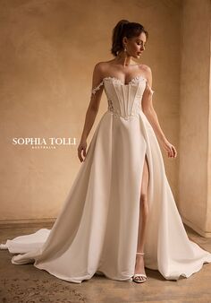 Sophia Tolli Y3171, Rue Ball Gown Wedding Dress