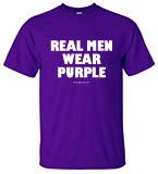 Purple T-Shirt - Real Men Wear Purple