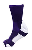 Hi Tech Purple Athletic Socks with White Pattern