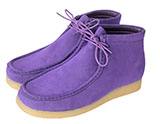 Purple Chukka Men's Suede Boots