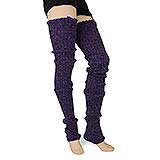 Long Purple Leg Warmers