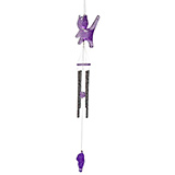 Purple Cat Wind Chime (Glow-in-the-Dark)