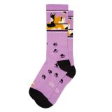 Calico Cat Purple Socks