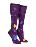 You're a Gem Sparkly Knee High Purple Socks