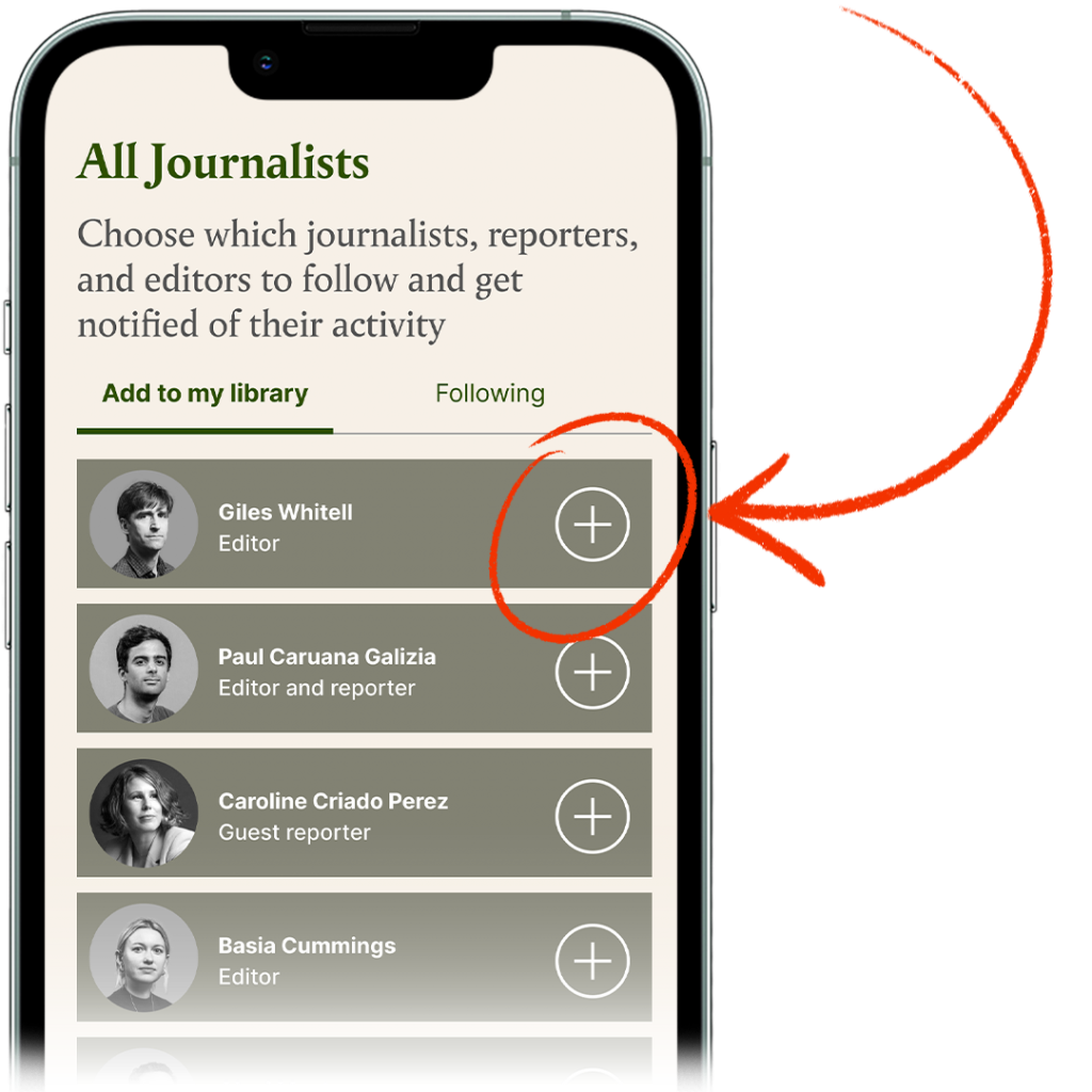 Follow your favourite journalists