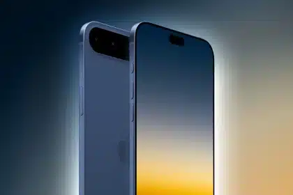 Concept image of the iPhone 17 Slim with a sleek, ultra-thin design.