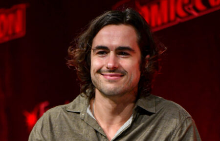 Ben Schnetzer speaks during Y: The Last Man (FX on Hulu) At Long Last! at Day 3 of New York Comic Con 2021 at Jacob Javits Center on October 09, 2021 in New York City.